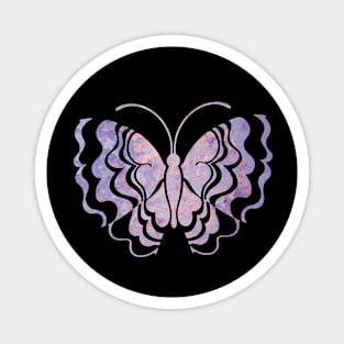 Butterfly Purple Magnet